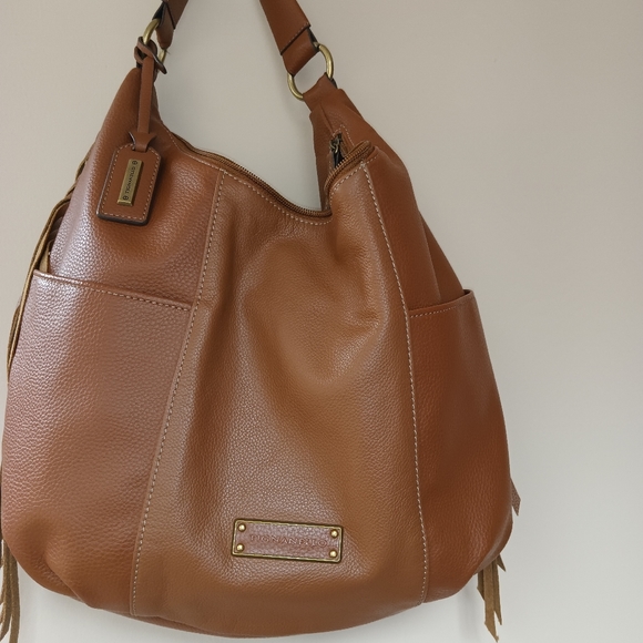 Tignanello Tribeca Fringe Hobo Shoulder Bag - Picture 7 of 8